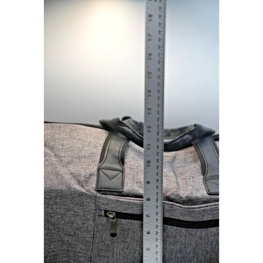 Large Black Garment‎ Bag with Shoulder Strap & Zip Pockets | Travel Suit Carrier